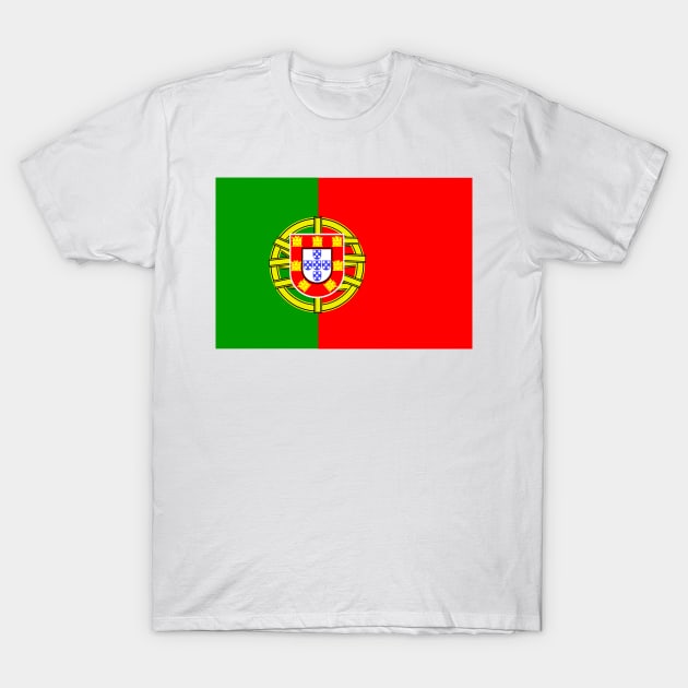 Portugal Flag T-Shirt by Bravuramedia